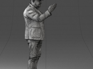 man with hat 1213 Modelo 3D