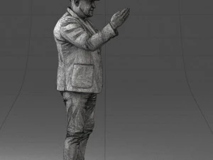 man with hat 1213 3D Model