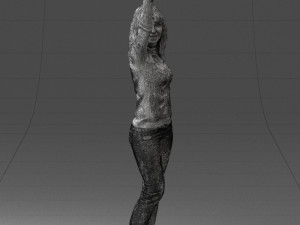 hand up woman 0927 3D 모델