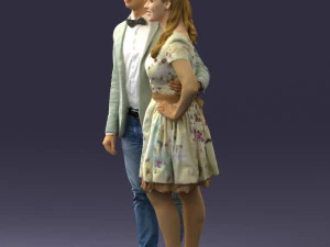 beautiful couple 0913 3d print ready 3D Print Model