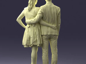 beautiful couple 0913 3d print ready 3D Print Model