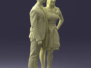 beautiful couple 0913 3d print ready 3D Print Model