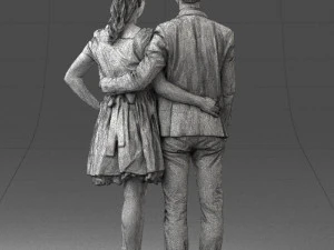beautiful couple 0913 3d print ready 3D Print Model