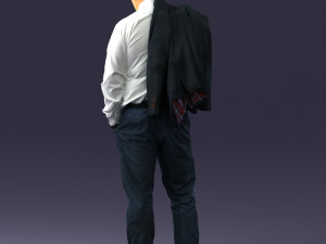 man with jacket 0928 3d print ready 3D प्रिंट मॉडल