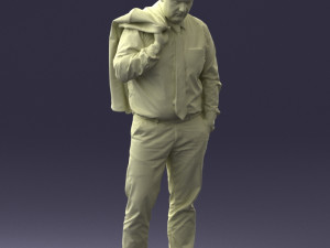 man with jacket 0928 3d print ready 3D प्रिंट मॉडल