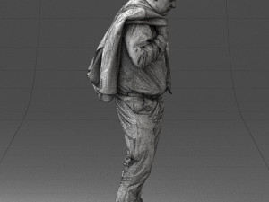 man with jacket 0928 3d print ready 3D प्रिंट मॉडल