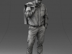 man with jacket 0928 3d print ready 3D प्रिंट मॉडल