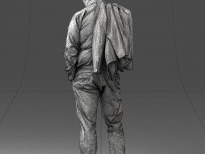 man with jacket 0928 3d print ready 3D प्रिंट मॉडल
