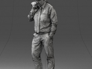man with jacket 0928 3d print ready 3D प्रिंट मॉडल