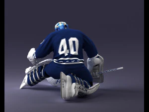 hockey goalkeeper 1007 3D Model