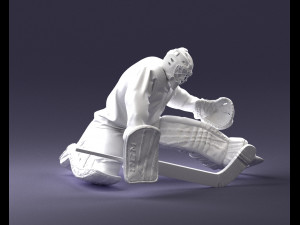 hockey goalkeeper 1007 3D मॉडल