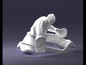 hockey goalkeeper 1007 3D Model