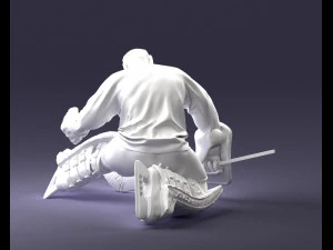 hockey goalkeeper 1007 3D Model