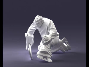 hockey goalkeeper 1007 3D Model