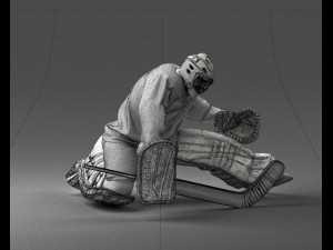 hockey goalkeeper 1007 3D मॉडल