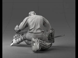 hockey goalkeeper 1007 3D Model