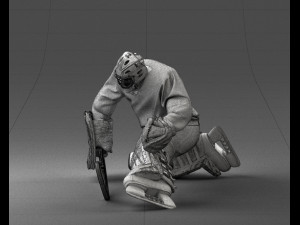 hockey goalkeeper 1007 3D मॉडल