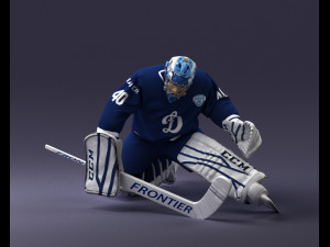 hockey goalkeeper 1007 3d print model 3D Print Model