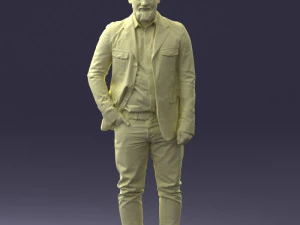 barber man 0111 3D Model