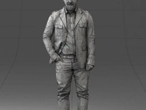 barber man 0111 3D Model
