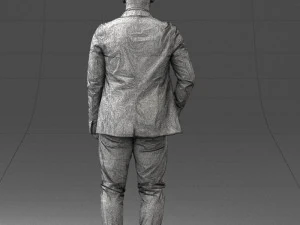 barber man 0111 3D Model