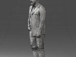 barber man 0111 3D Model