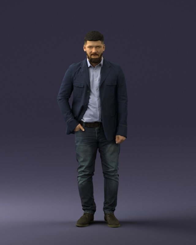 barber man 0111 3d print ready 3D-Druckmodell .c4d .max .obj .3ds .fbx .stl .blend 