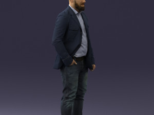 barber man 0111 3d print ready 3D-Druckmodell