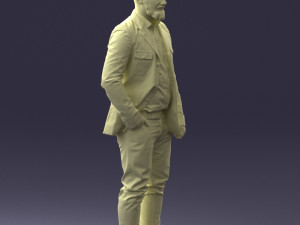 barber man 0111 3d print ready 3D-Druckmodell