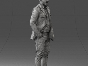 barber man 0111 3d print ready 3D-Druckmodell