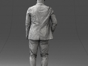 barber man 0111 3d print ready 3D-Druckmodell