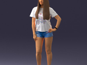 glamour woman 0519 3D Model