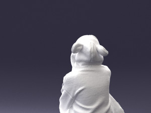 sitting girl 0614 Modèle 3D