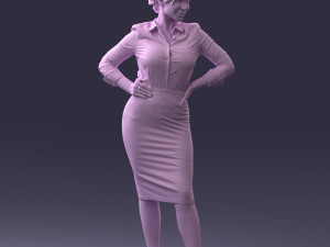 beautiful woman 0822 3d print ready 3D Baskı Modeli