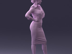 beautiful woman 0822 3d print ready 3D Baskı Modeli
