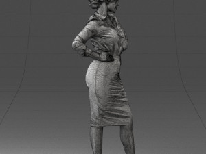 beautiful woman 0822 3d print ready 3D Baskı Modeli