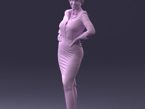 beautiful woman 0822 3d print ready 3D Baskı Modeli