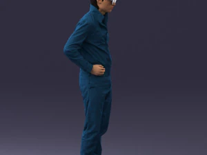 scifi man 0831 3d print ready 3D Print Model