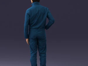 scifi man 0831 3d print ready 3D Print Model