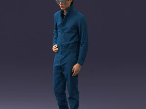 scifi man 0831 3d print ready 3D Print Model