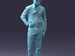 scifi man 0831 3d print ready 3D Print Model