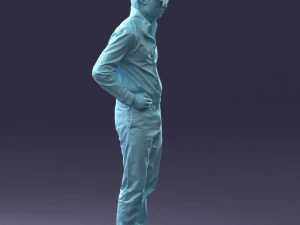 scifi man 0831 3d print ready 3D Print Model