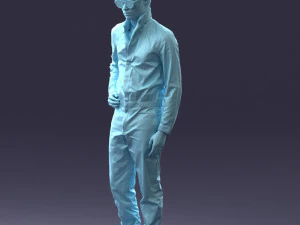 scifi man 0831 3d print ready 3D Print Model