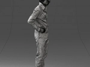 scifi man 0831 3d print ready 3D Print Model