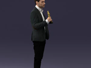 man with award 0524 3d print ready 3D Print Model