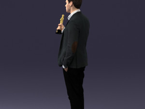 man with award 0524 3d print ready 3D Print Model