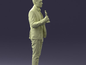 man with award 0524 3d print ready 3D Print Model