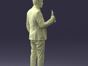 man with award 0524 3d print ready 3D Print Model