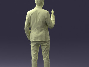 man with award 0524 3d print ready 3D Print Model