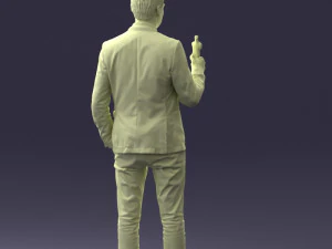 man with award 0524 3d print ready 3D Print Model